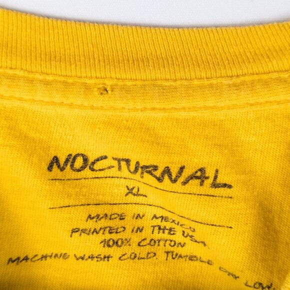 Menace II Society Cheeseburgers Graphic T Shirt Mens XL Yellow Movie Quote Tee - Picture 4 of 5